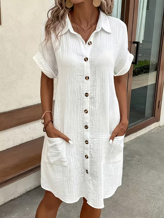 Robe Boutonnée Rigamis Simple Multi-Poches