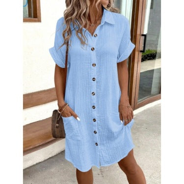 Robe Boutonnée Rigamis Simple Multi-Poches