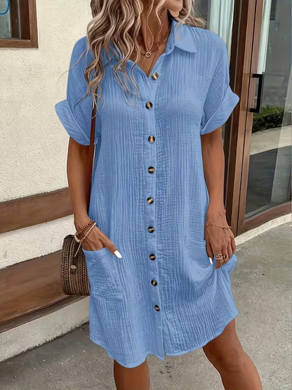 Robe Boutonnée Rigamis Simple Multi-Poches